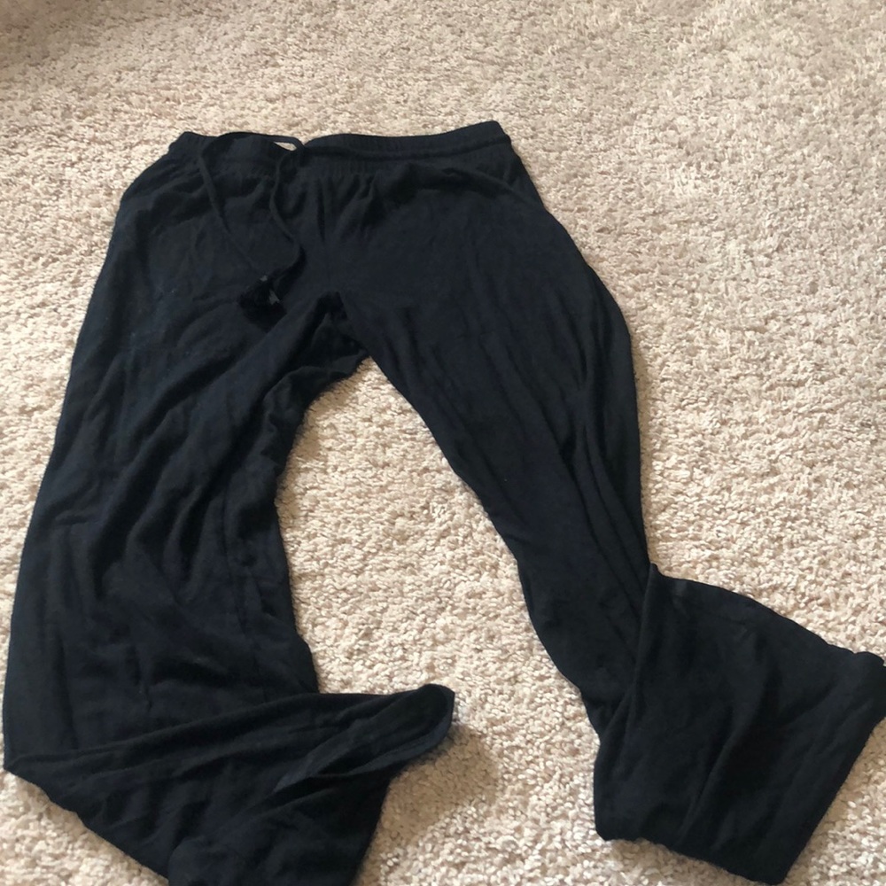Black comfy lounge pants